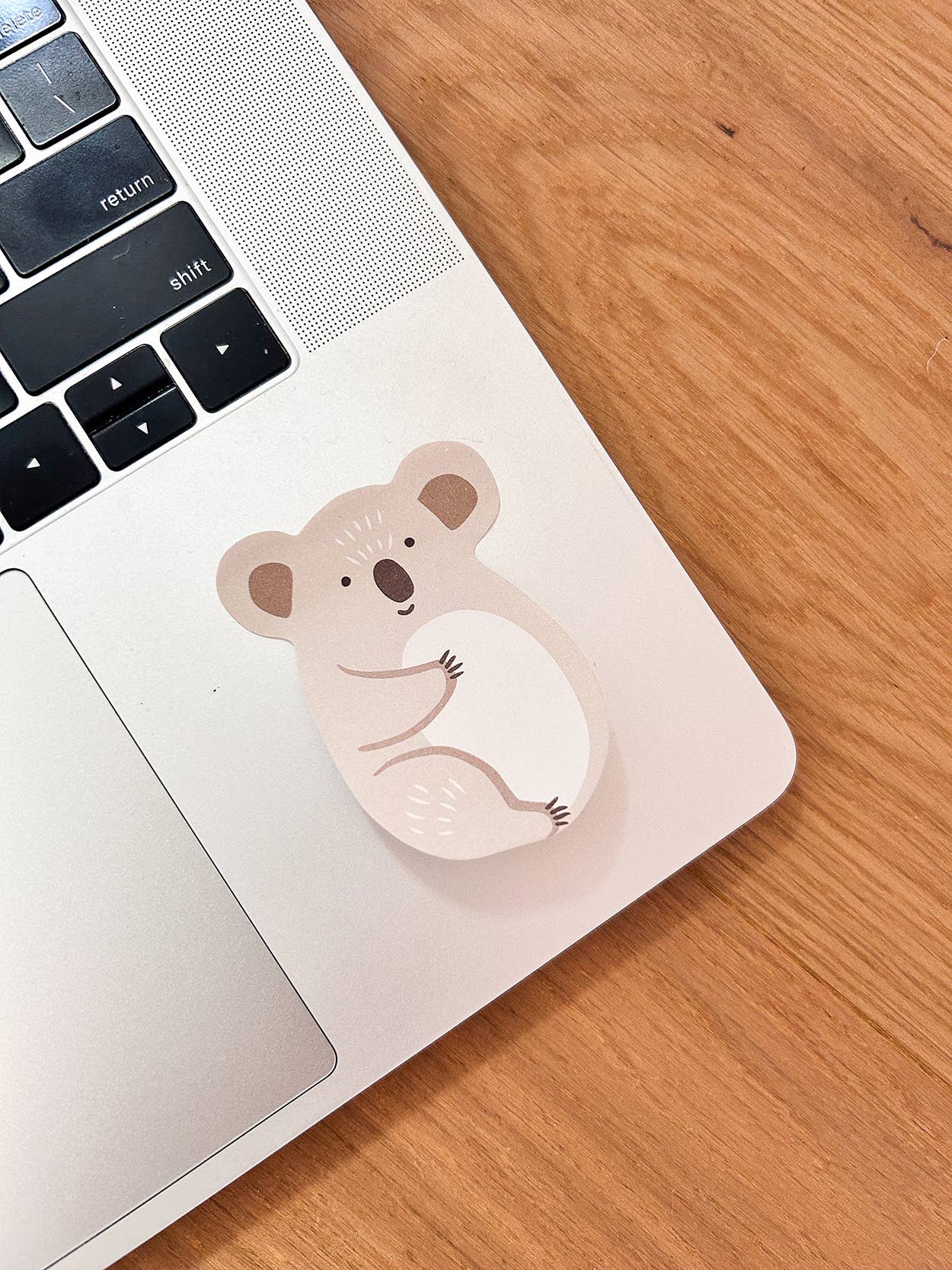 Stationary: Koala Die Cut Single Sticky Notes-1 pack