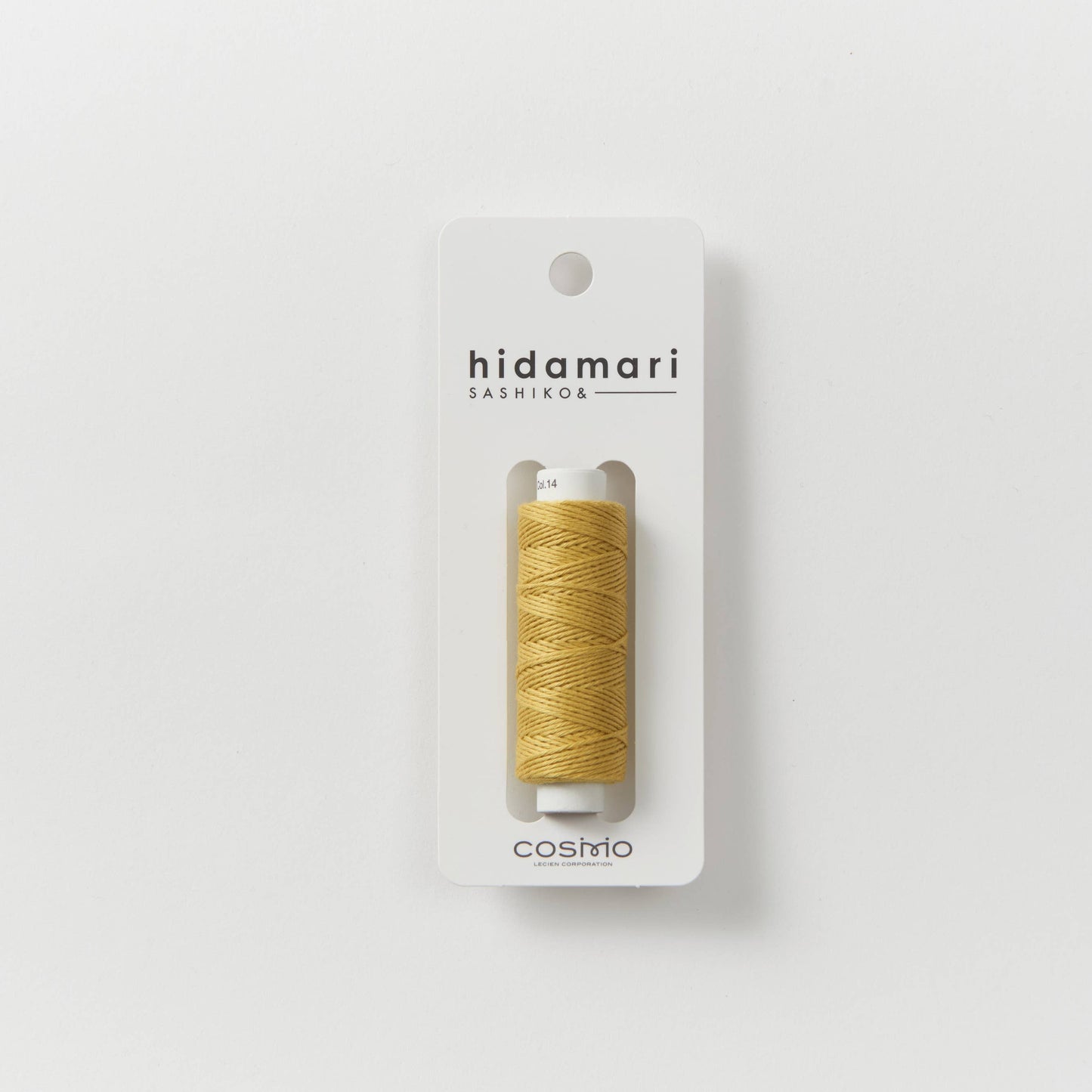 Sashiko and Visible Mending: COSMO Hidamari Sashiko Cotton Thread Yellow (14)