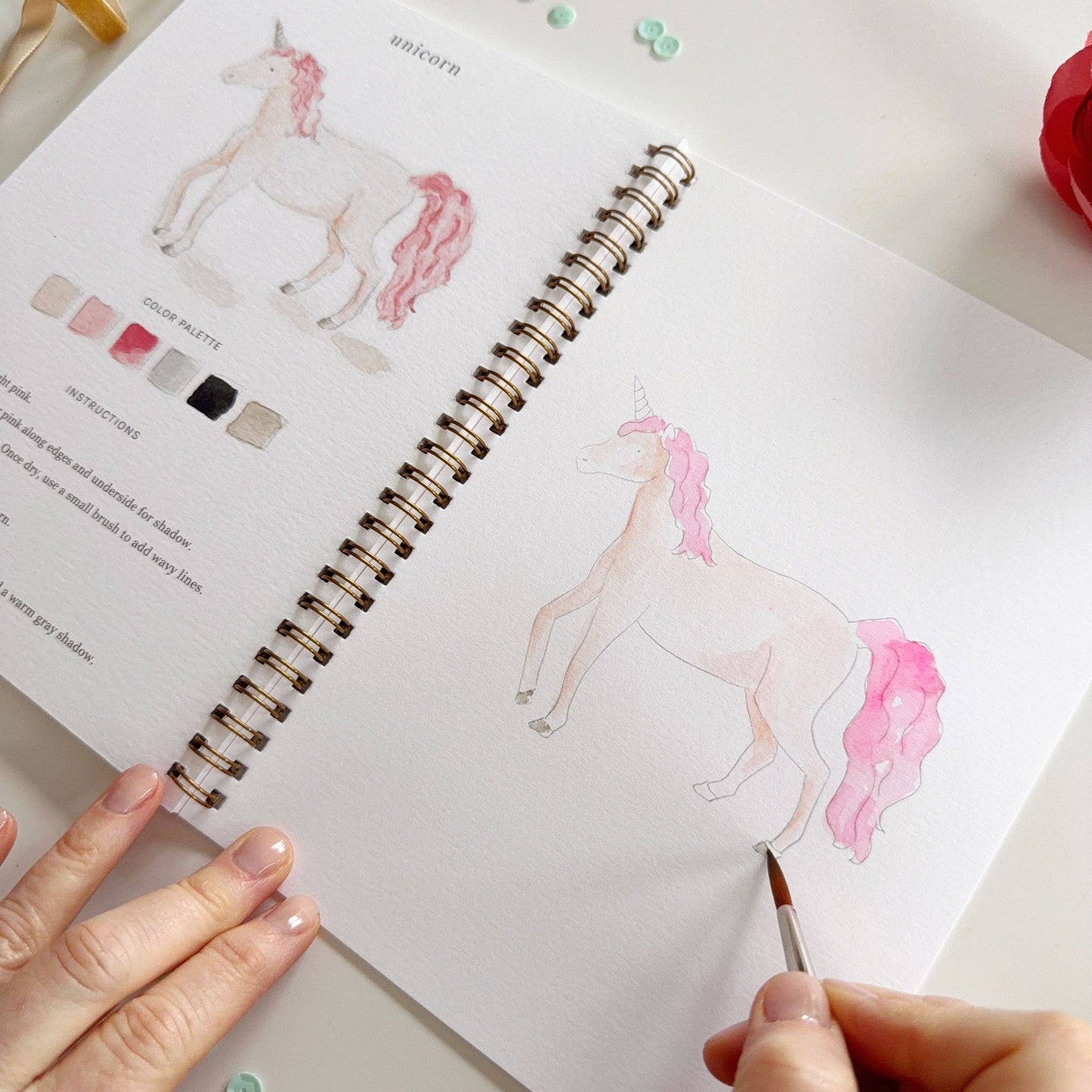 Emily Lex Studio:Fairytale watercolor workbook