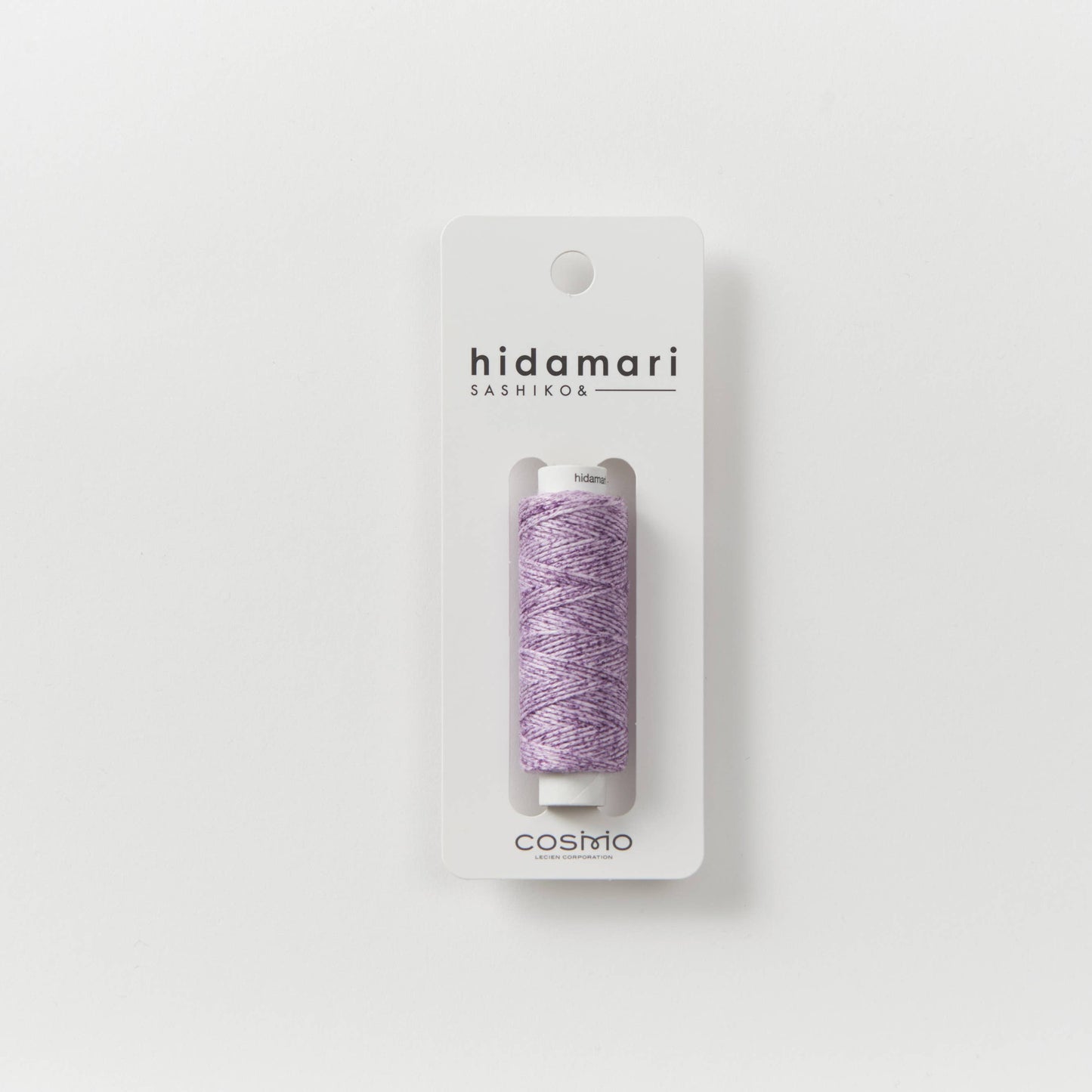 Sashiko and Visible Mending COSMO Hidamari Sashiko Variegated Cotton Thread: Purple (204)
