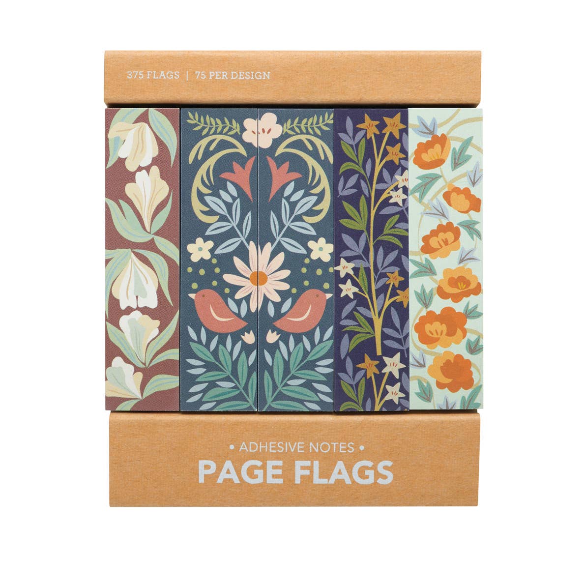 Stationery: Floral Wallpaper Page Flags-1 pack