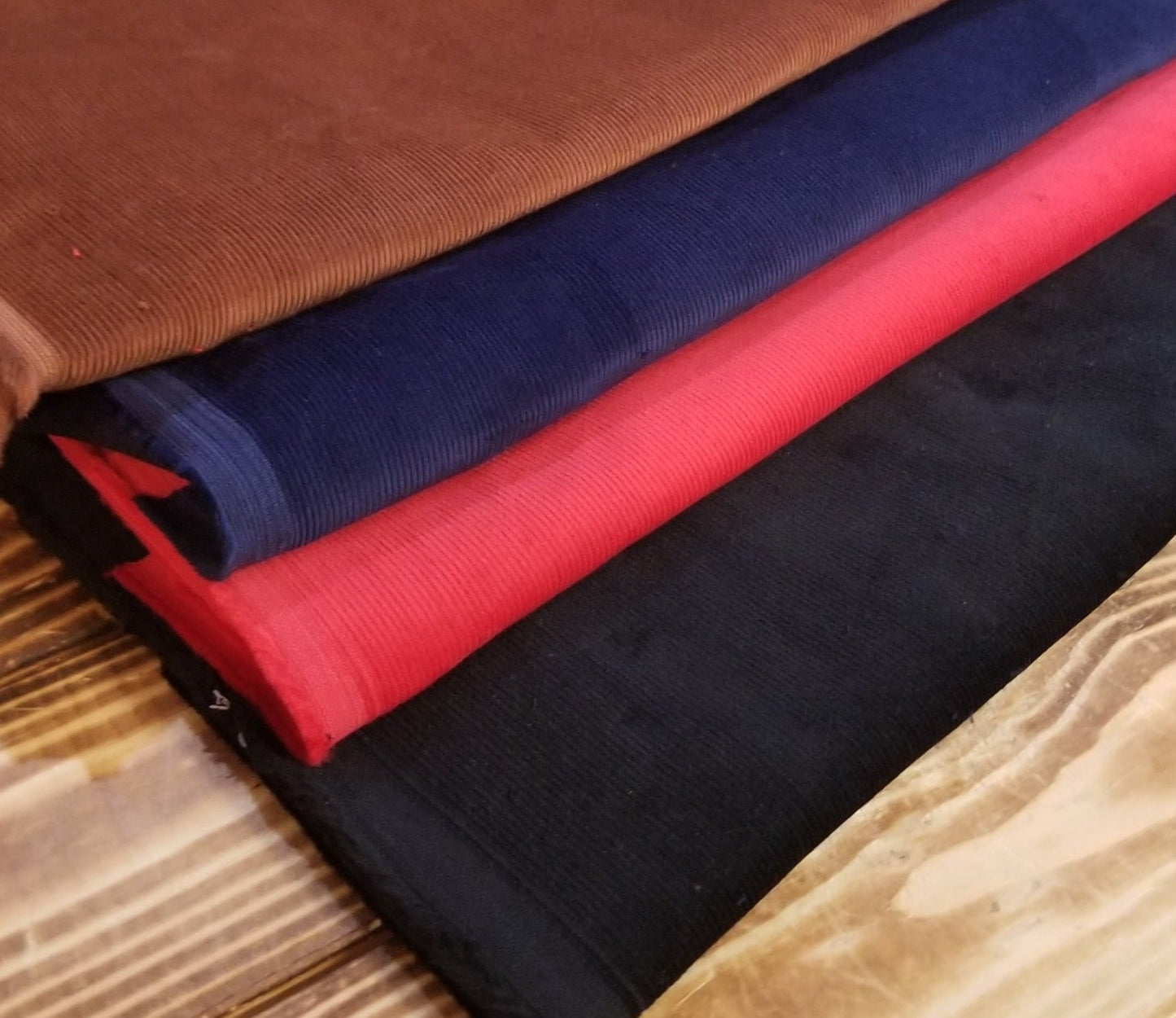 Fashion Corduroy Black 16 Wale Cotton Woven-price by the yard