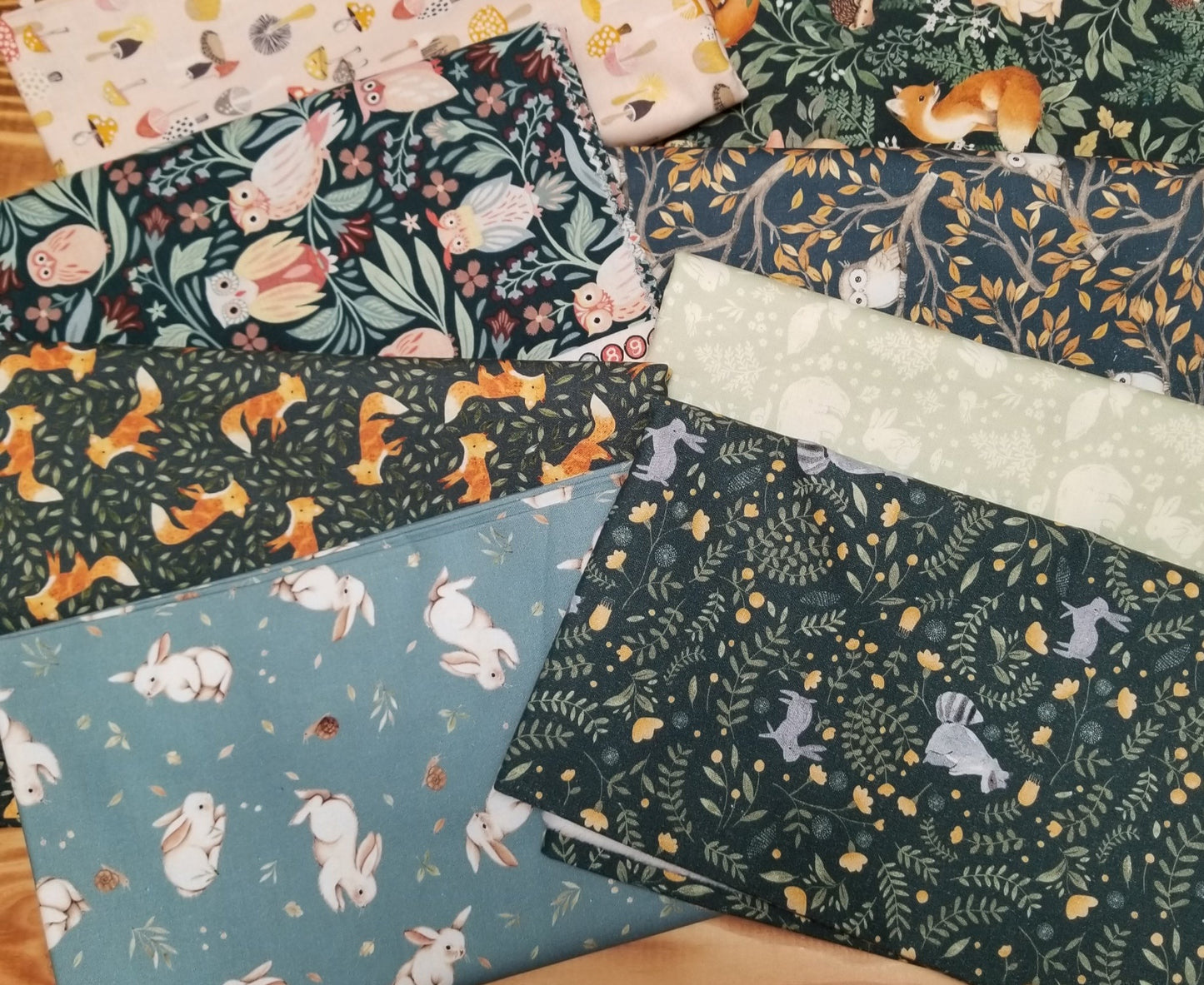 End of Bolt 8 yard case pack: 8 pieces of Quilting Cottons Dear Stella  ( 1 yard cuts)- As pictured