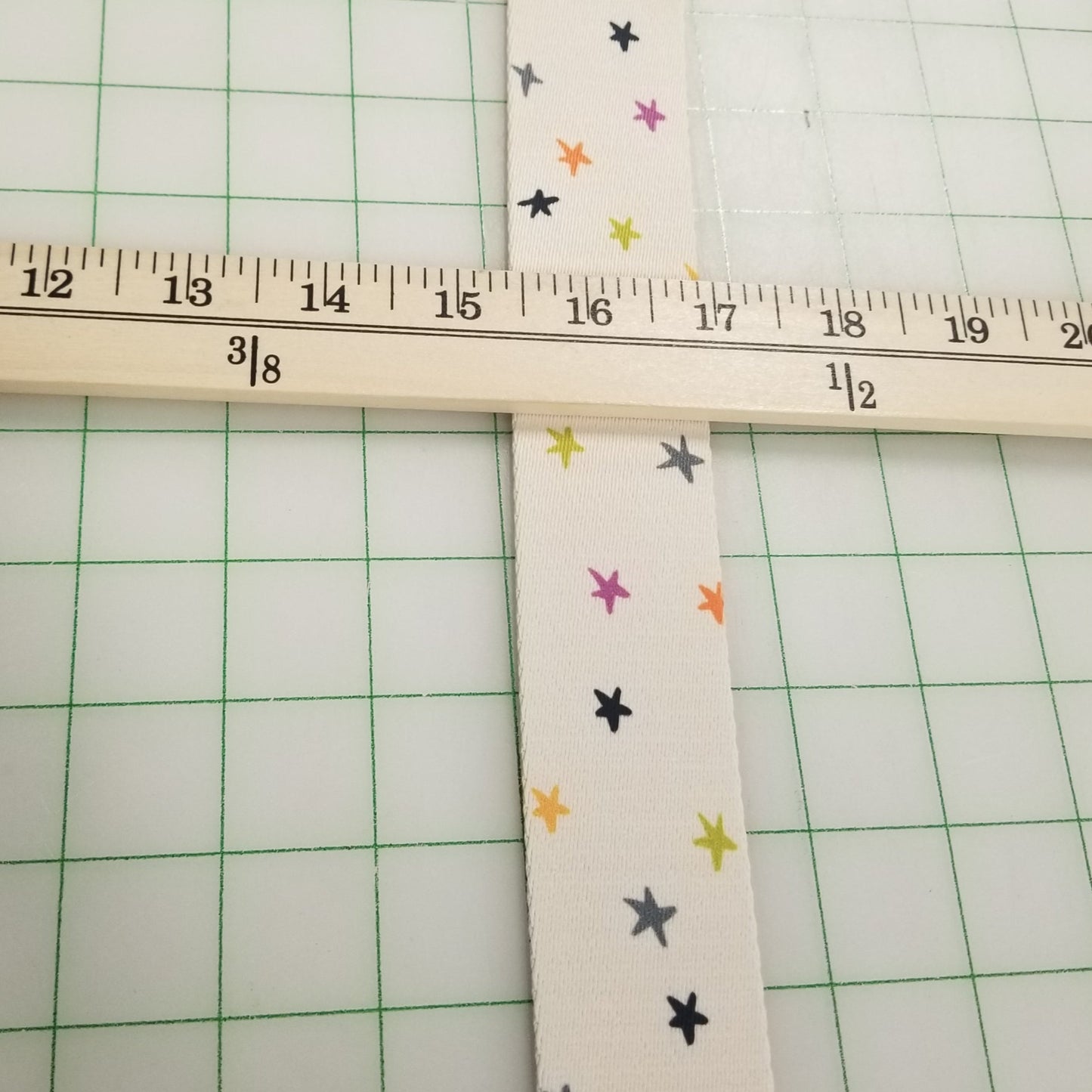 star webbing with ruler for bagmaking
