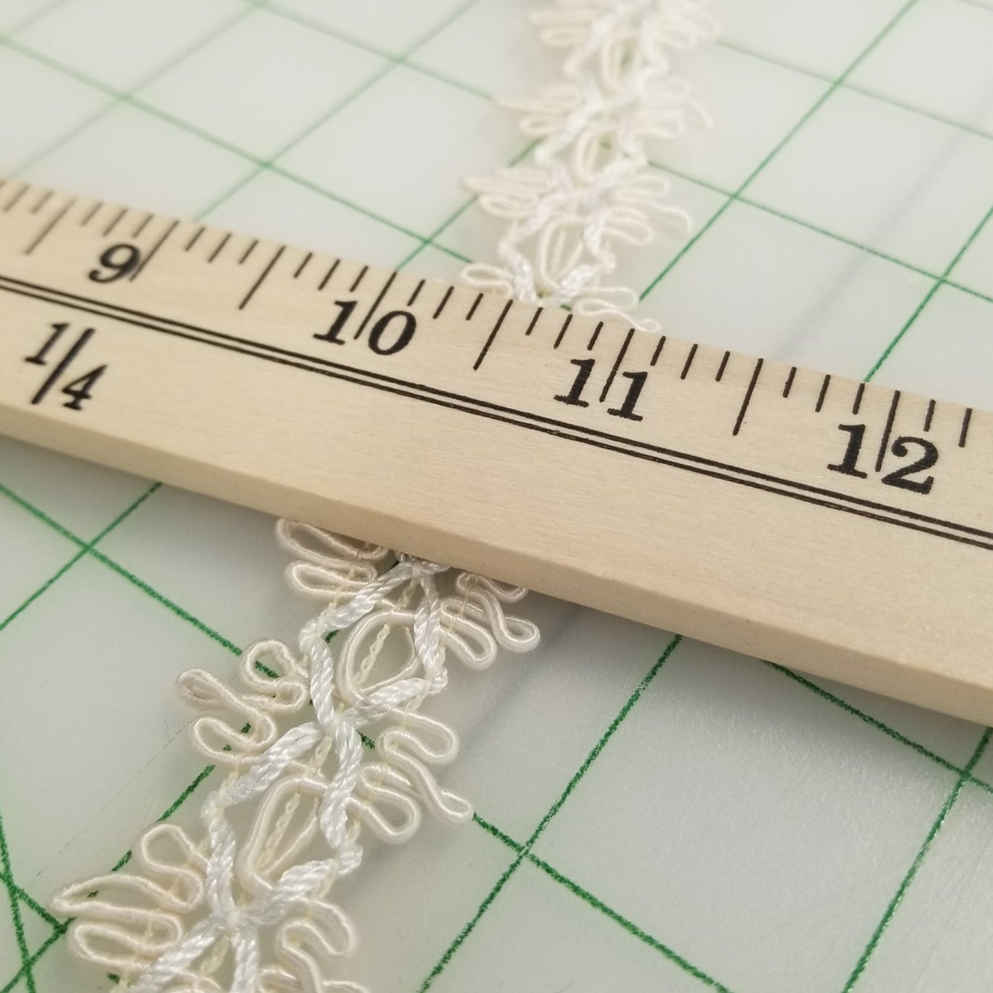 Sewing Supplies: Deadstock Trim: Ivory From TV Show: by the yard
