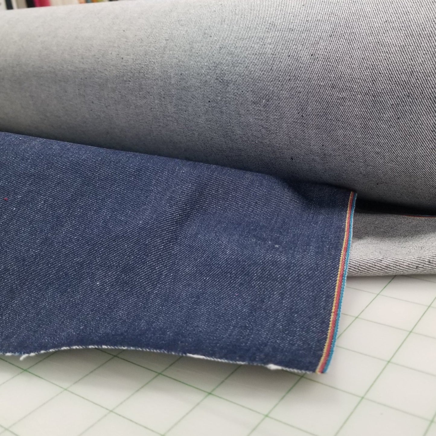 Cone Mills Denim Rainbow Selvage Woven by the yard