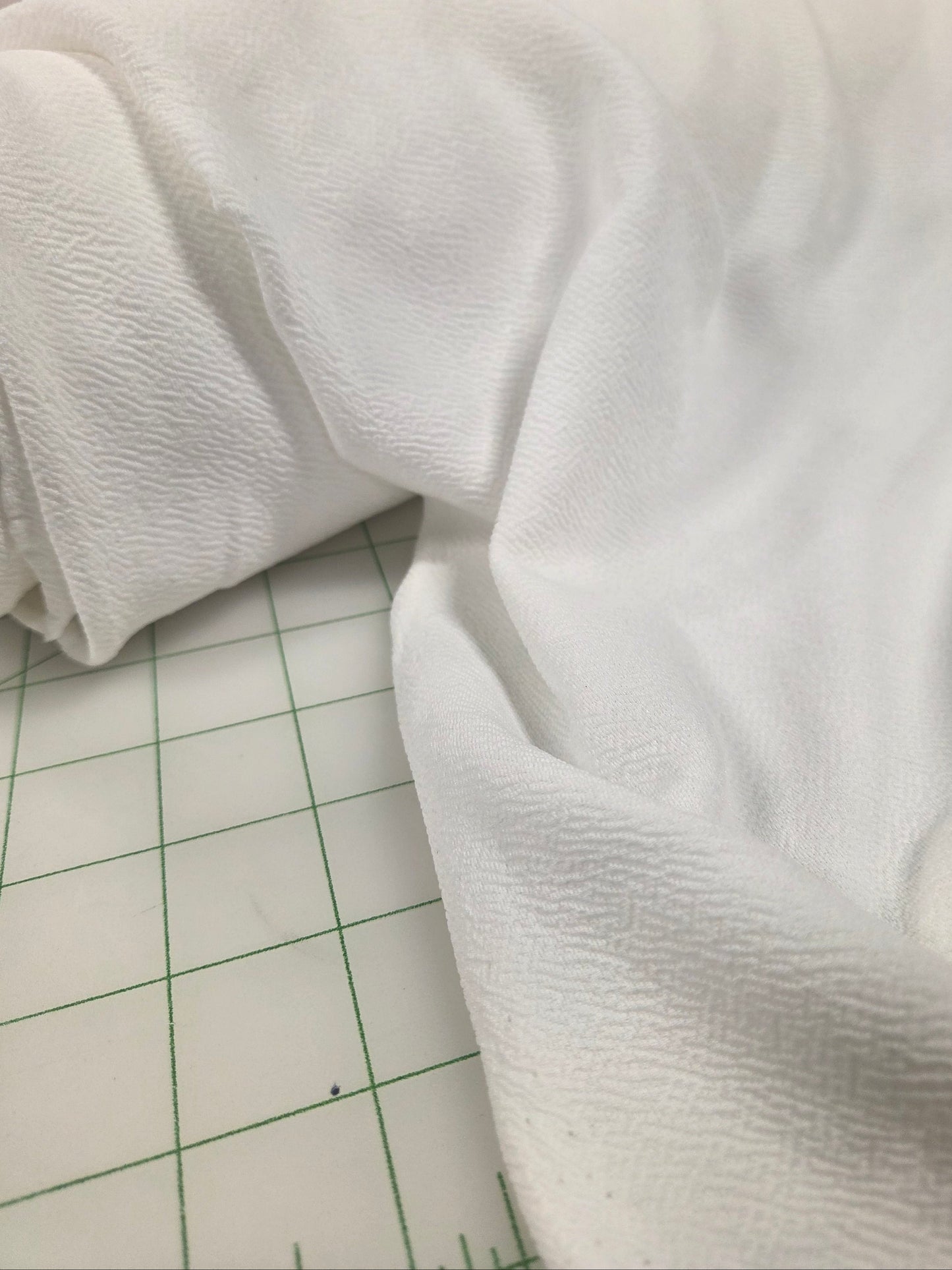 Designer LA Deadstock Liverpool White Knit Solid- by the yard