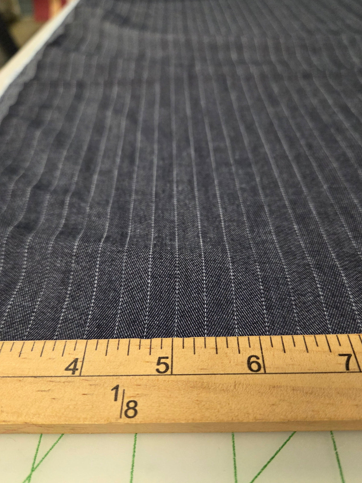 denim pinstripe