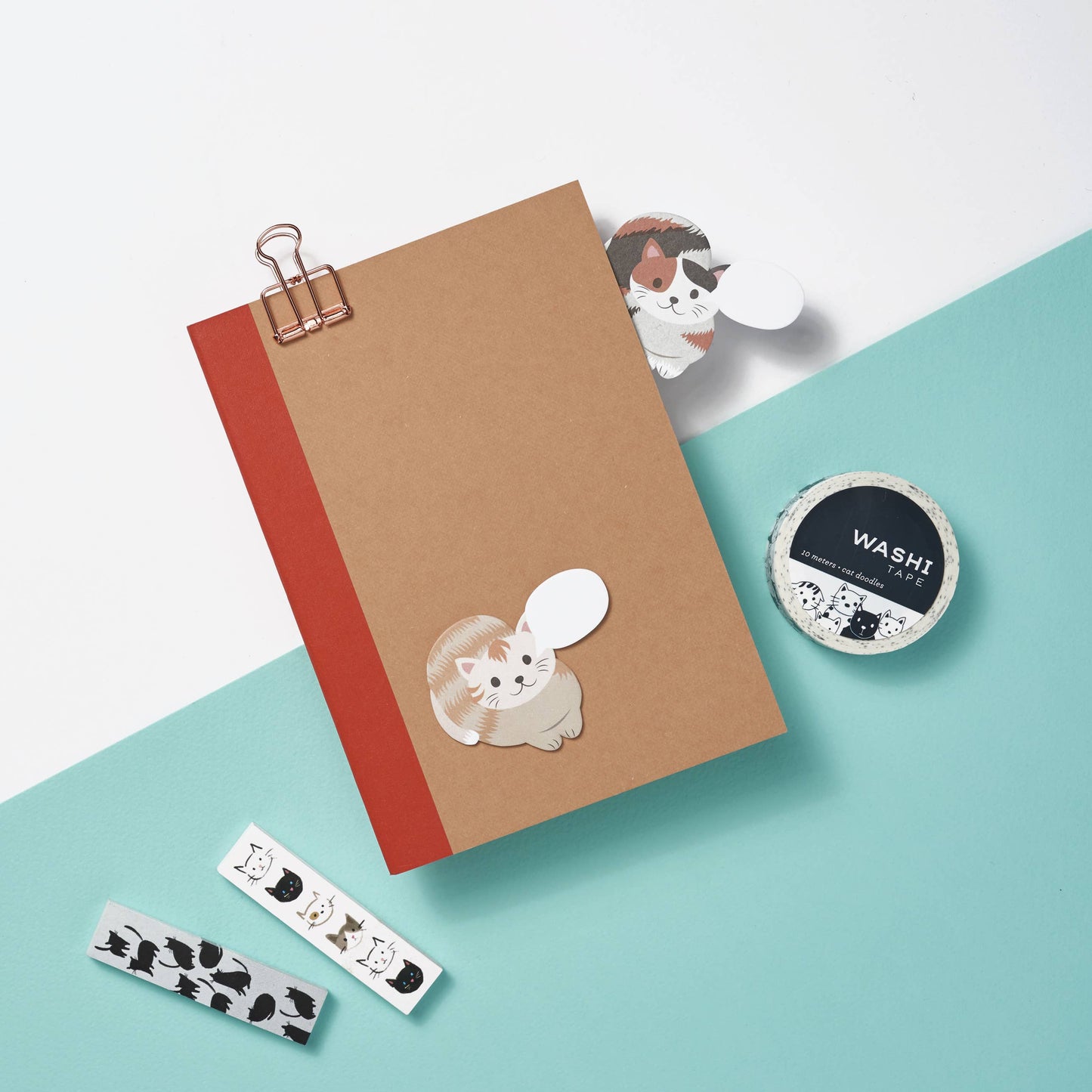 Stationary: Curious Kittens Book Buddies- 1 pack