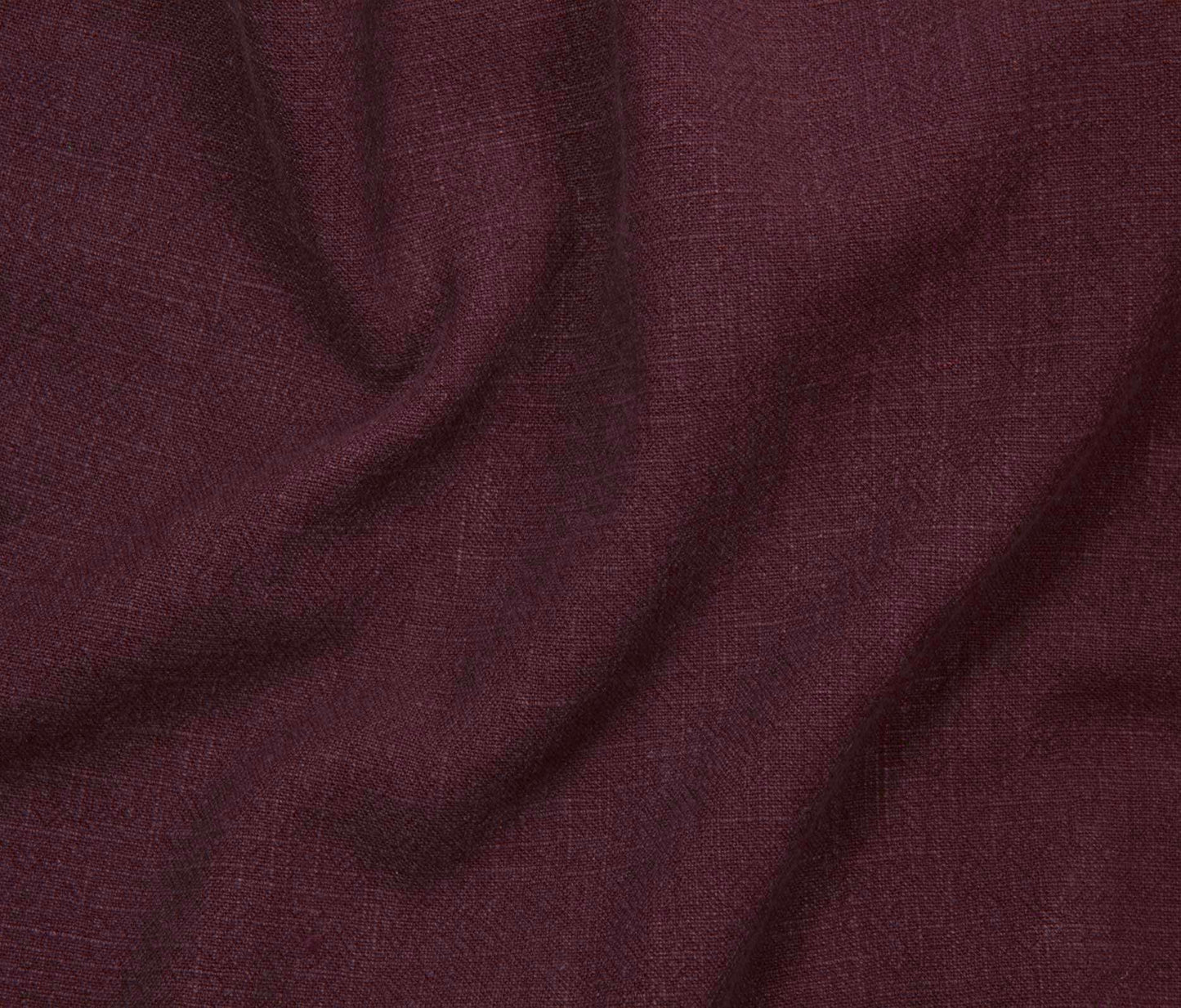 Stonewashed Textured Purple Fig Ramie Opaque Solid 7.08oz- by the yard