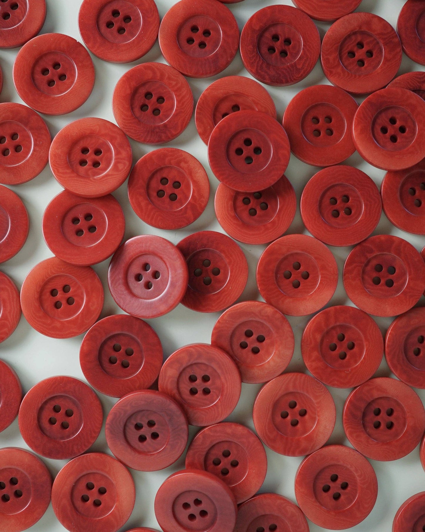 Sewing Notions: Amber 1" Corozo Nut Buttons: Set of 4 in pack by Matchy Matchy Sewing Club- Buttons