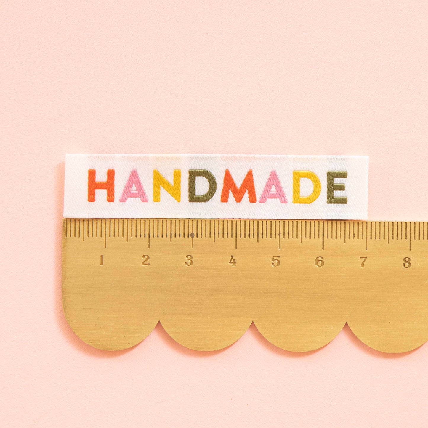 Notions: Sarah Hearts Handmade Woven Sewing Labels - Muted Colors -1 pack