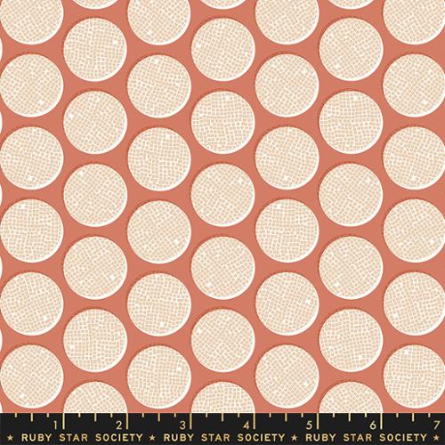 Moda Fabrics: Ruby Star Society Sunbeam Eclipse Terra Cotta Quilting Cotton Woven- by the half yard