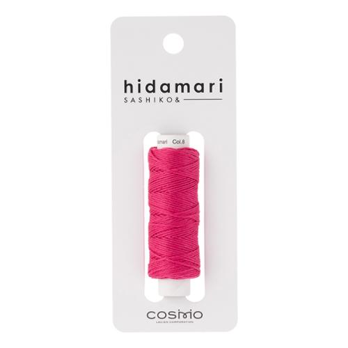 Notions: Vibrant Pink Hidamari Sashiko Thread 122301 8 Lecien#1- Thread