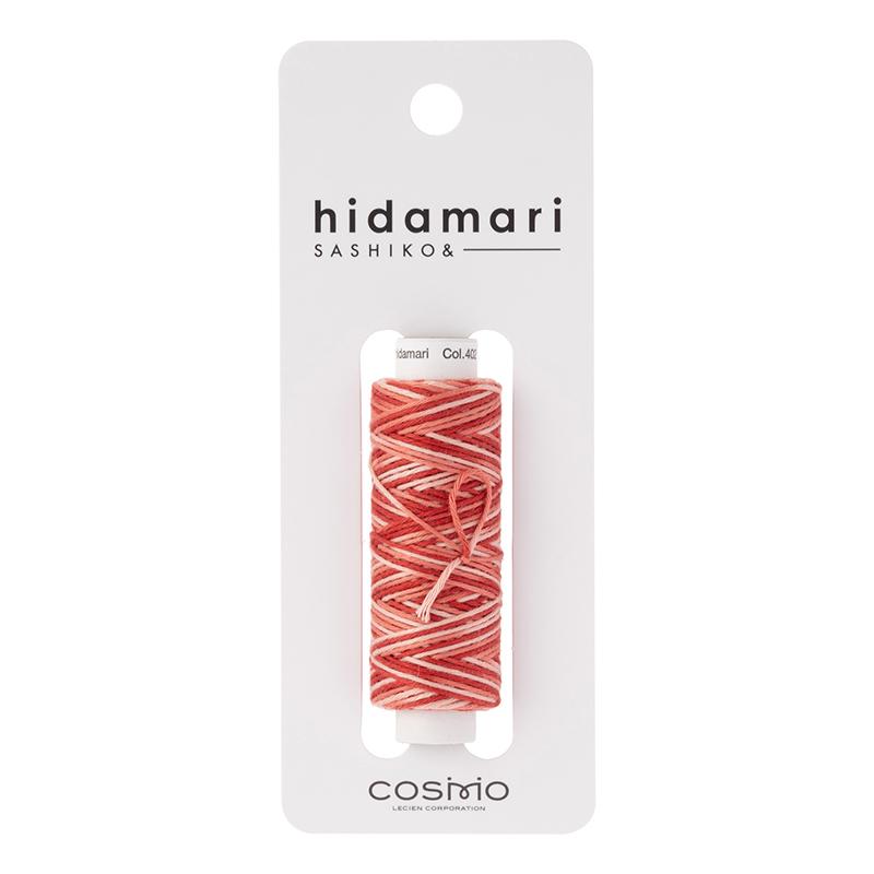 Hidamari Sashiko thread spool in packaging on a white background