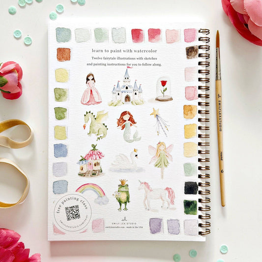 Emily Lex Studio:Fairytale watercolor workbook