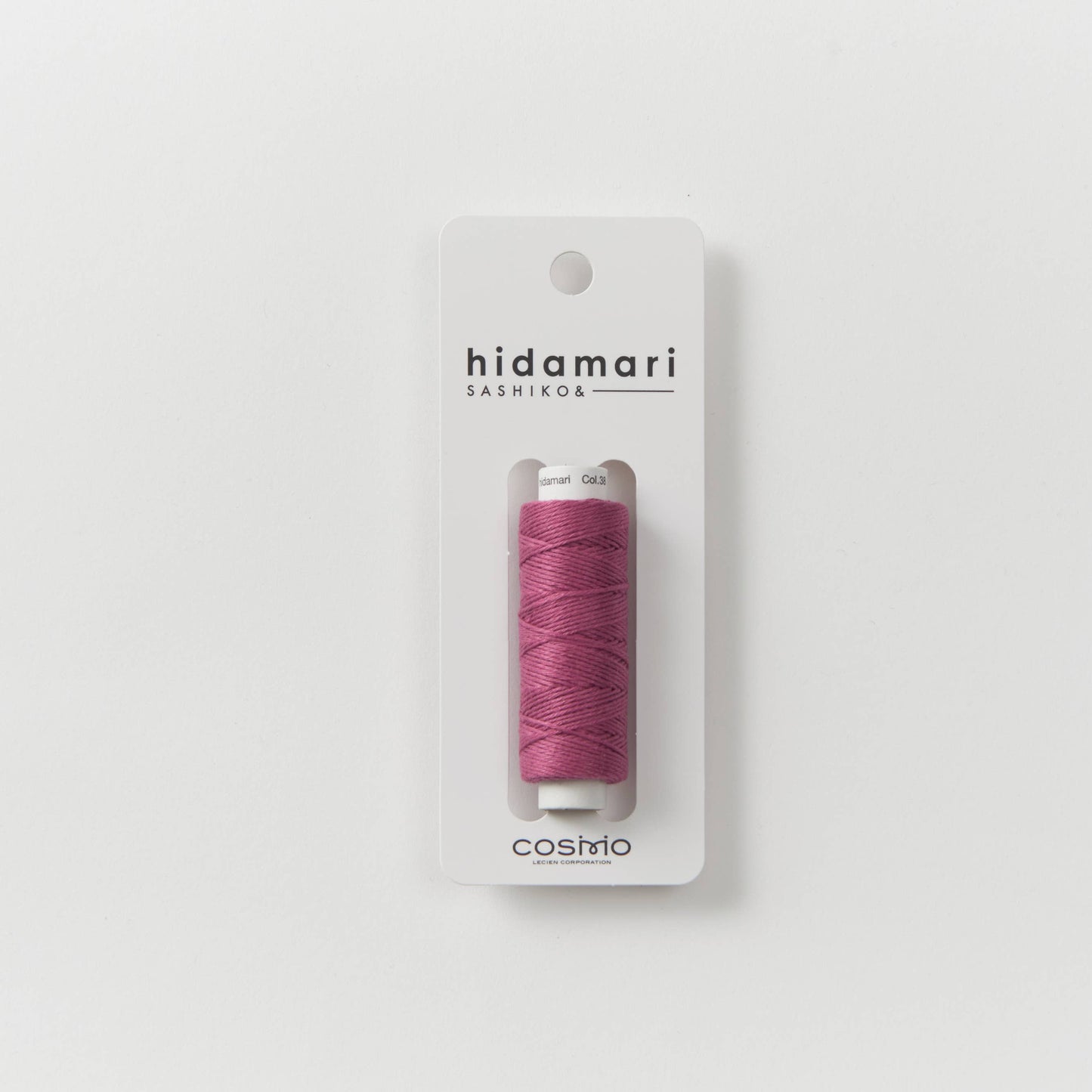 Sashiko and Visible Mending: COSMO Hidamari Sashiko Cotton Thread Purple (38)