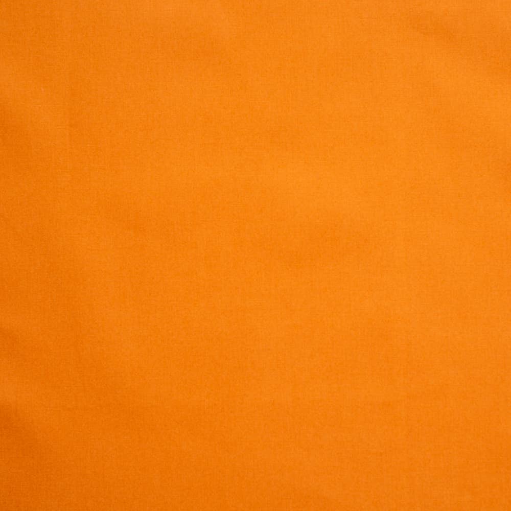 Organic Premium Cotton Orange Shirting Poplin Solid 115 GSM by Birch Fabrics-by the half yard
