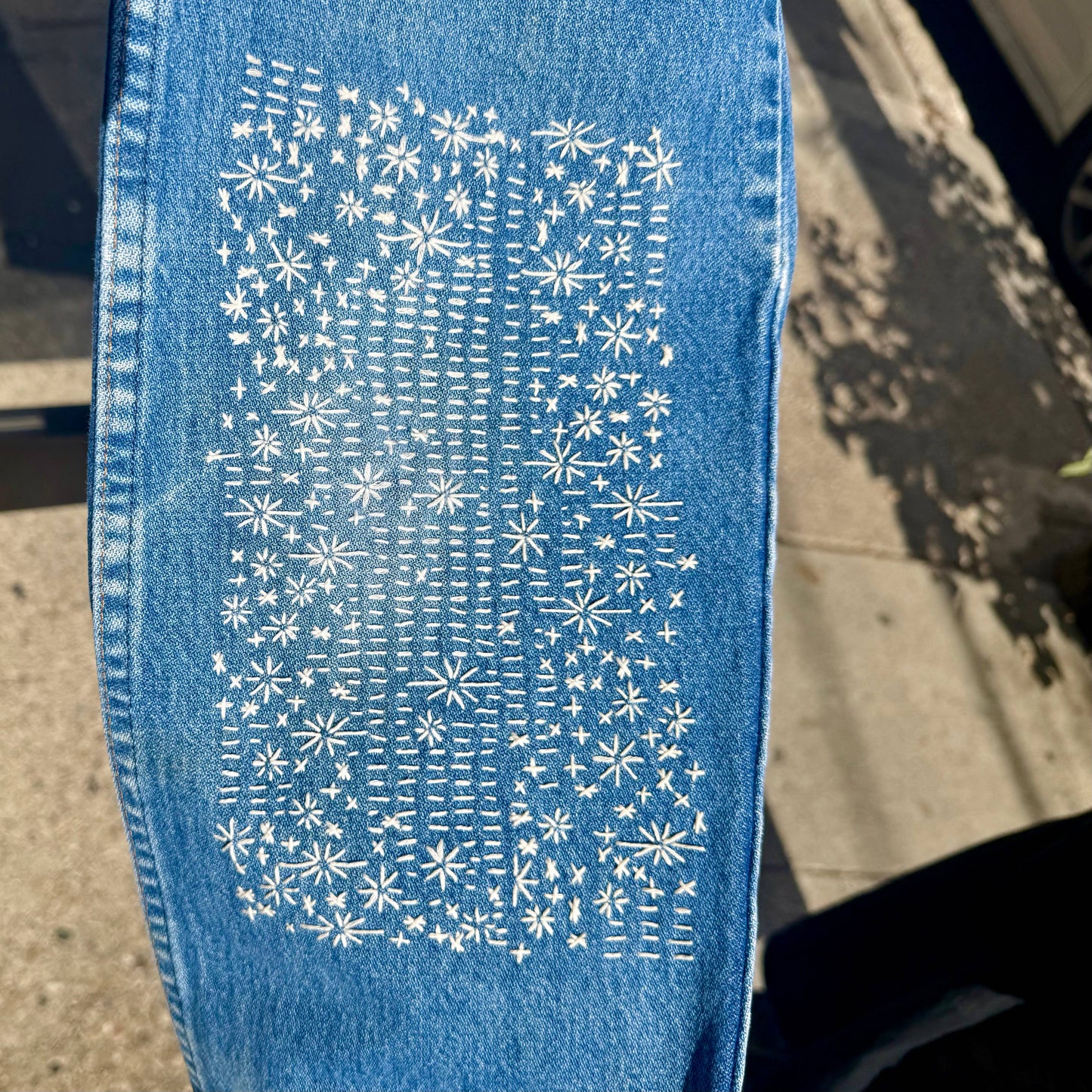 visible mending sashiko