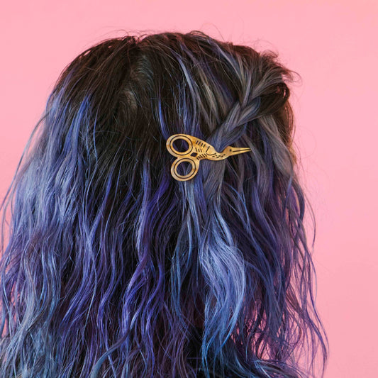 Hair Accessories: Sarah Hearts Stork Scissors Hair Clip