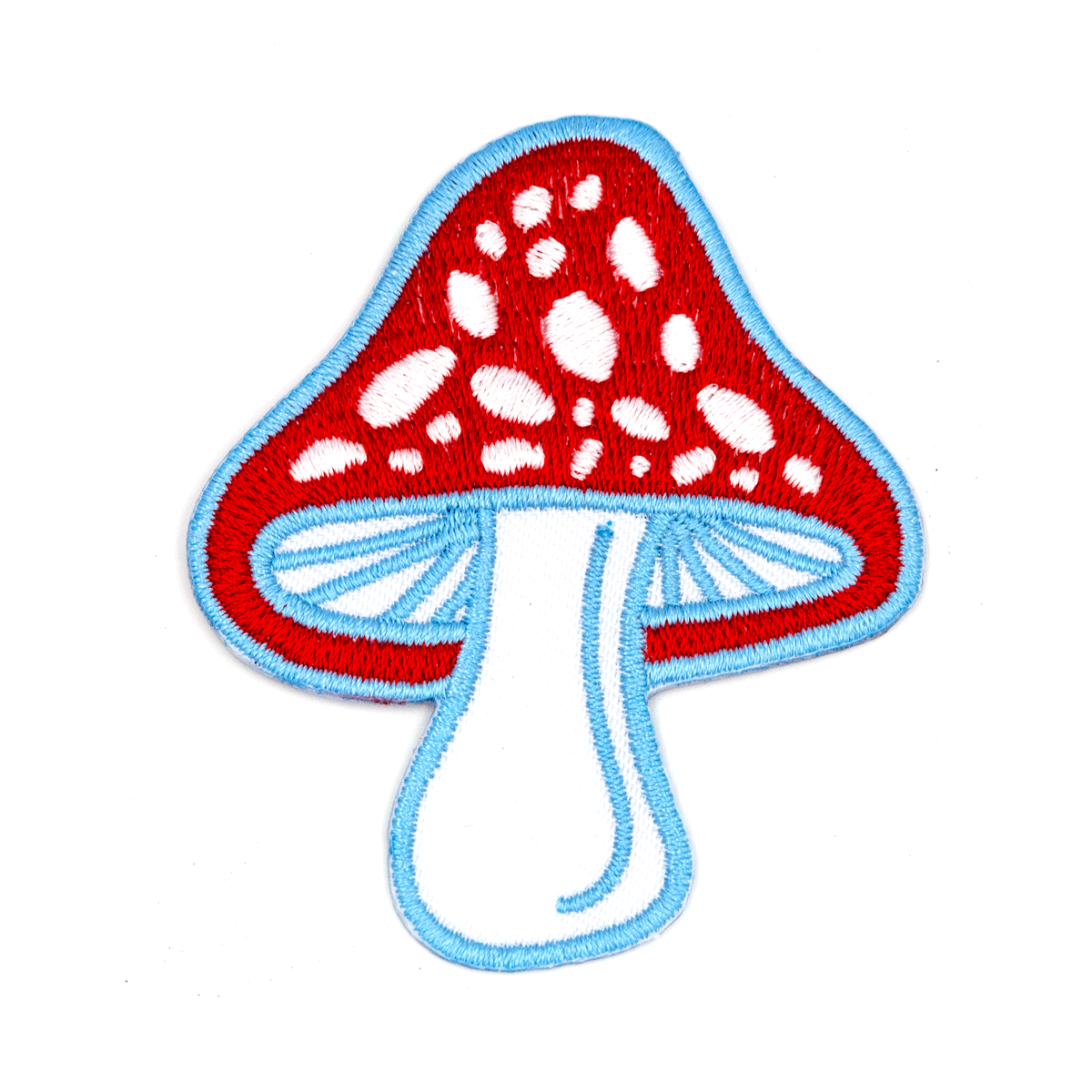 Mushroom Iron-On Embroidered Patch-1 Patch