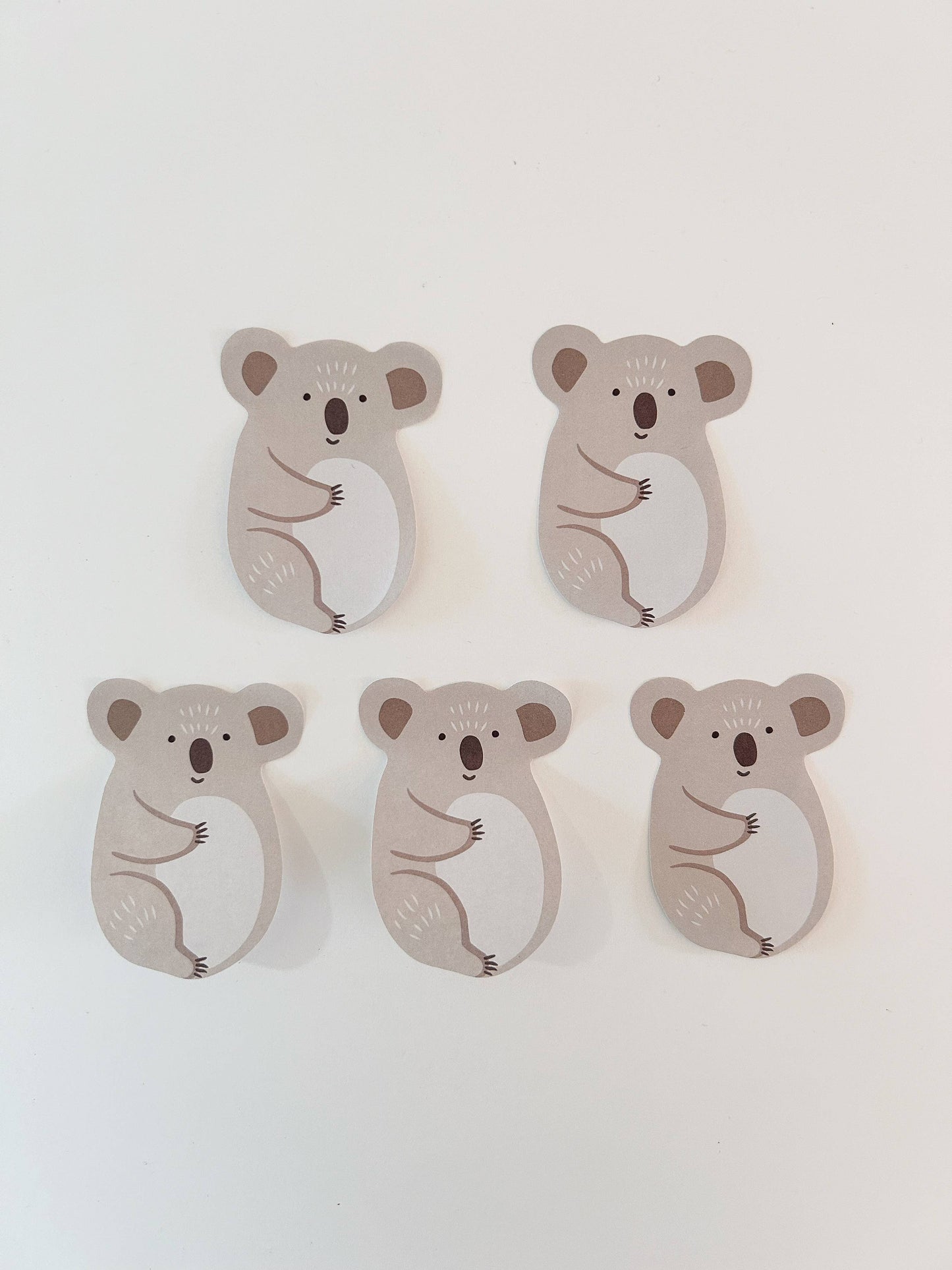 Stationary: Koala Die Cut Single Sticky Notes-1 pack