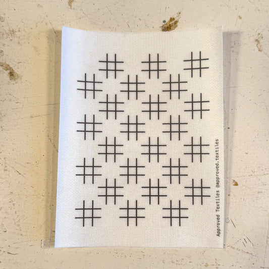 Sashiko & Mending Supplies:Lattice - Minimal Mending + Embellishment Transfer ( 4 Looks)- 1 Pack