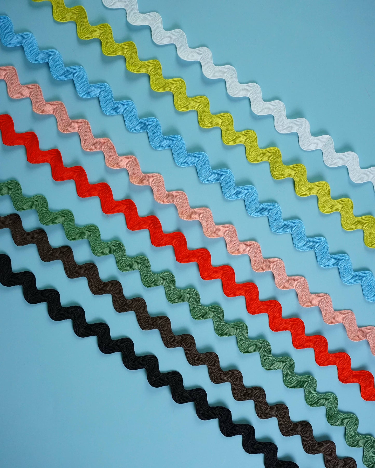 Notions: Matchy Matchy Sewing Club Chalk Big Ric Rac 1"inch Wave: 3 yards