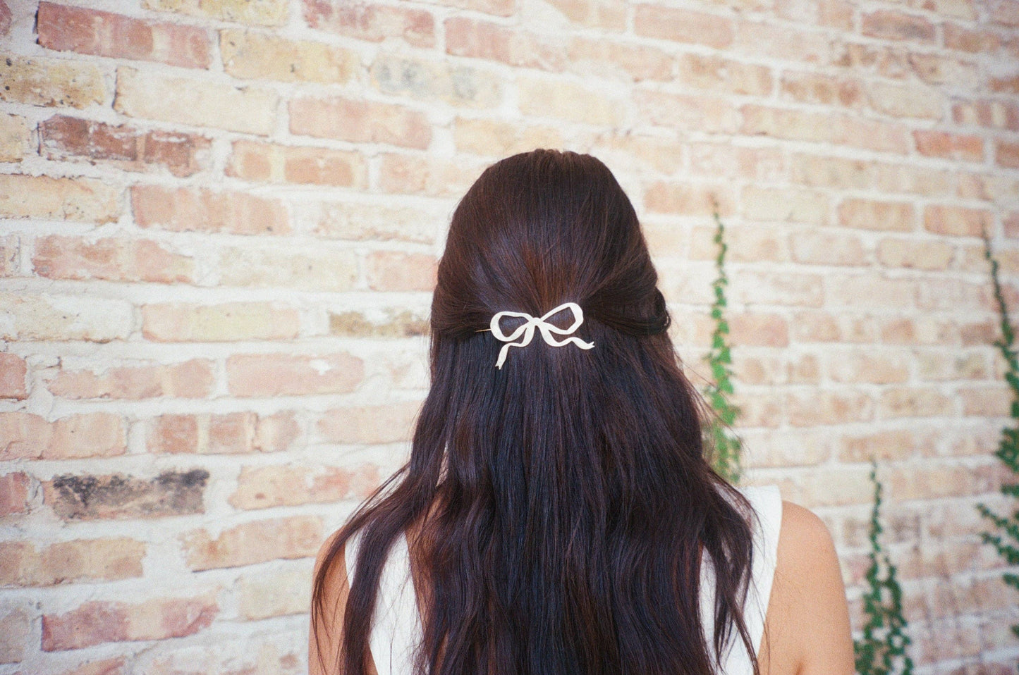 Hair Accessories :Ribbon Bow Clip: Pink