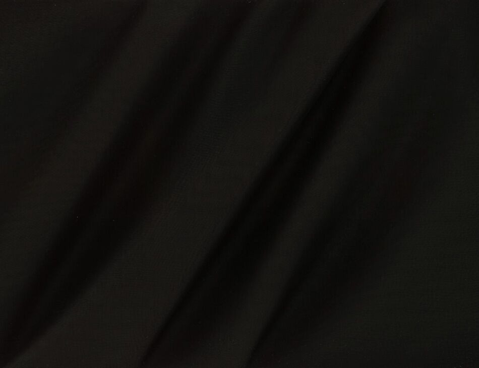 Silk Black Organza Solid Woven- by the yard