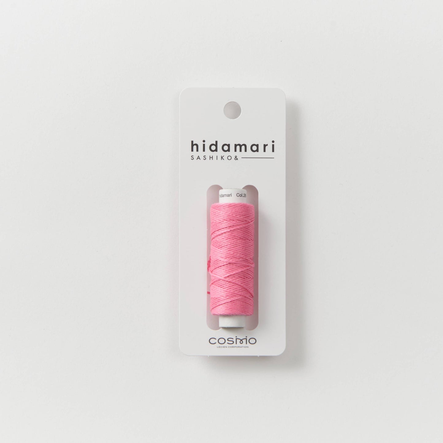 Sashiko and Mending Supplies: COSMO Hidamari Sashiko Cotton Thread Pink (26)