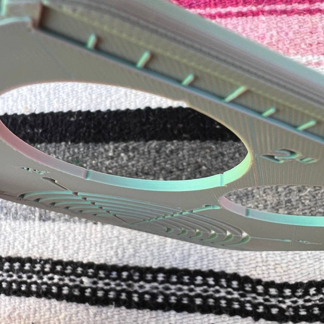 Sashiko Collection: Sashiko Circle Stencil: Pink- 1 pack