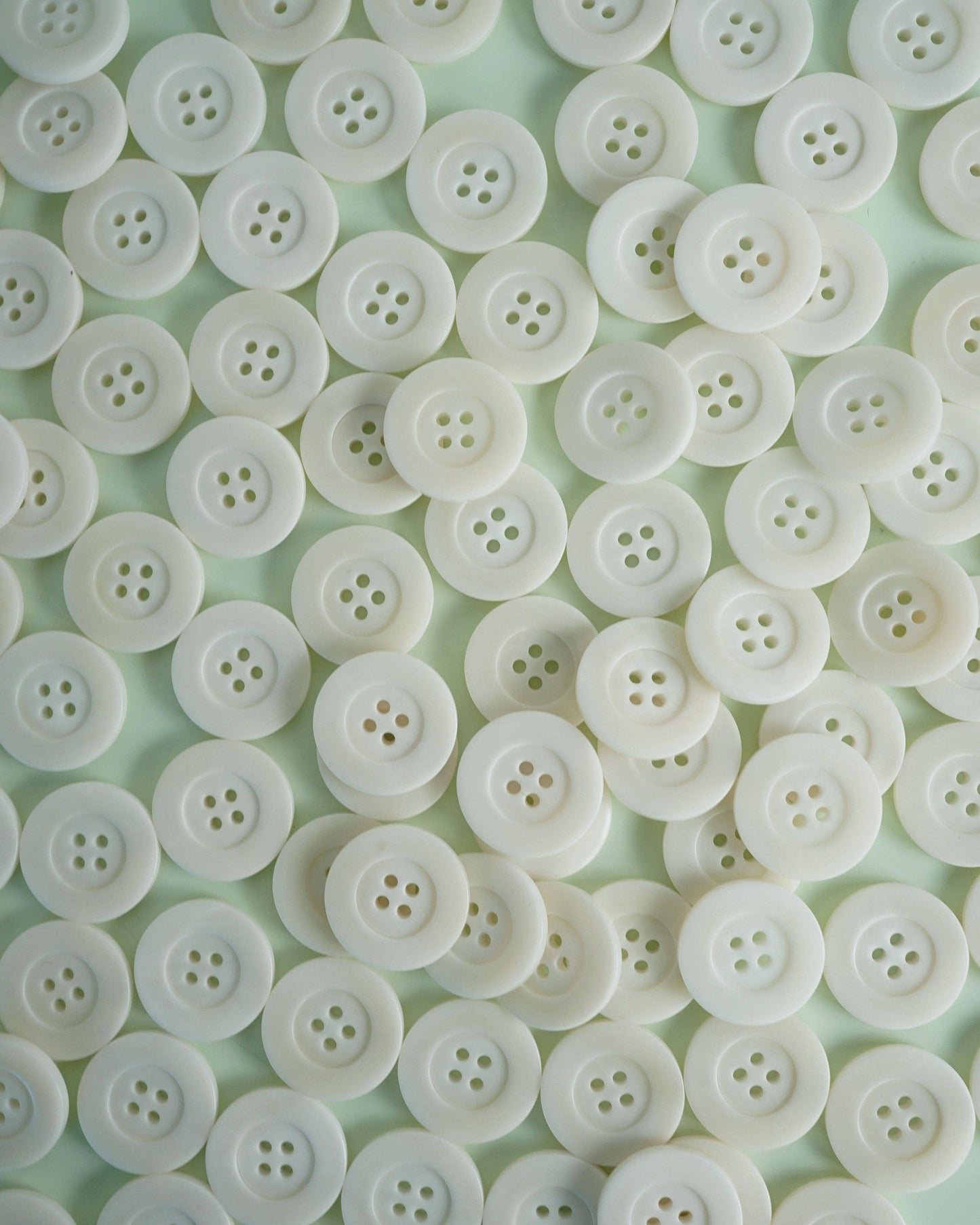 Sewing Notions: Milk 1" Corozo Nut Buttons: Set of 4 in pack by Matchy Matchy Sewing Club- Buttons