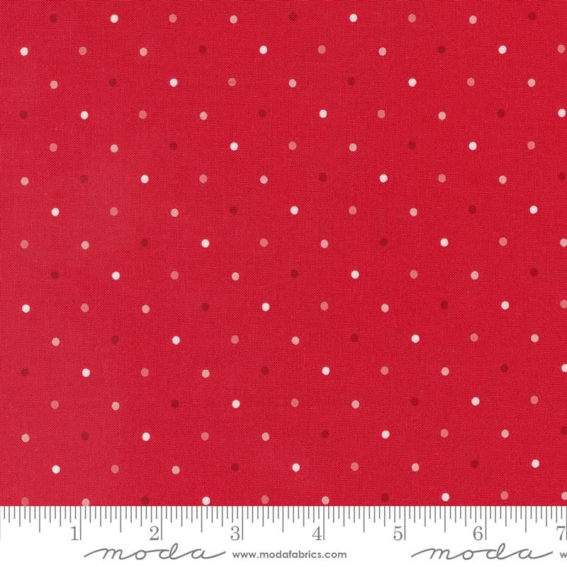 Moda Cotton Strawberry Magic Dot Woven: by the half yard