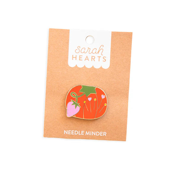 Notions: Tomato Pin Cushion Magnetic Needle Minder - 1 Magnetic Needle Holder