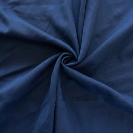 Birch Fabrics: Organic Cotton Double Gauze Night Sky Solid Woven 135GSM- by the half yard