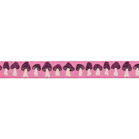 Ribbon: Mushrooms - 5/8" width - Best of Sarah Watts - price by the yard