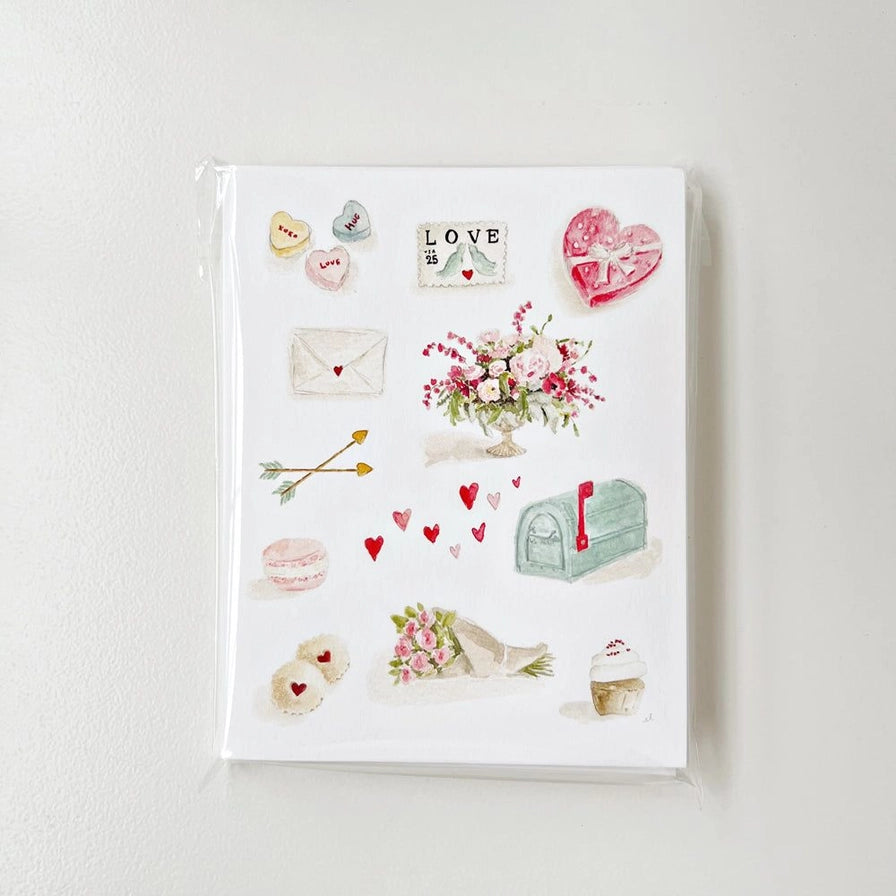 Emily Lex Studio: Stationary Valentine Notecards