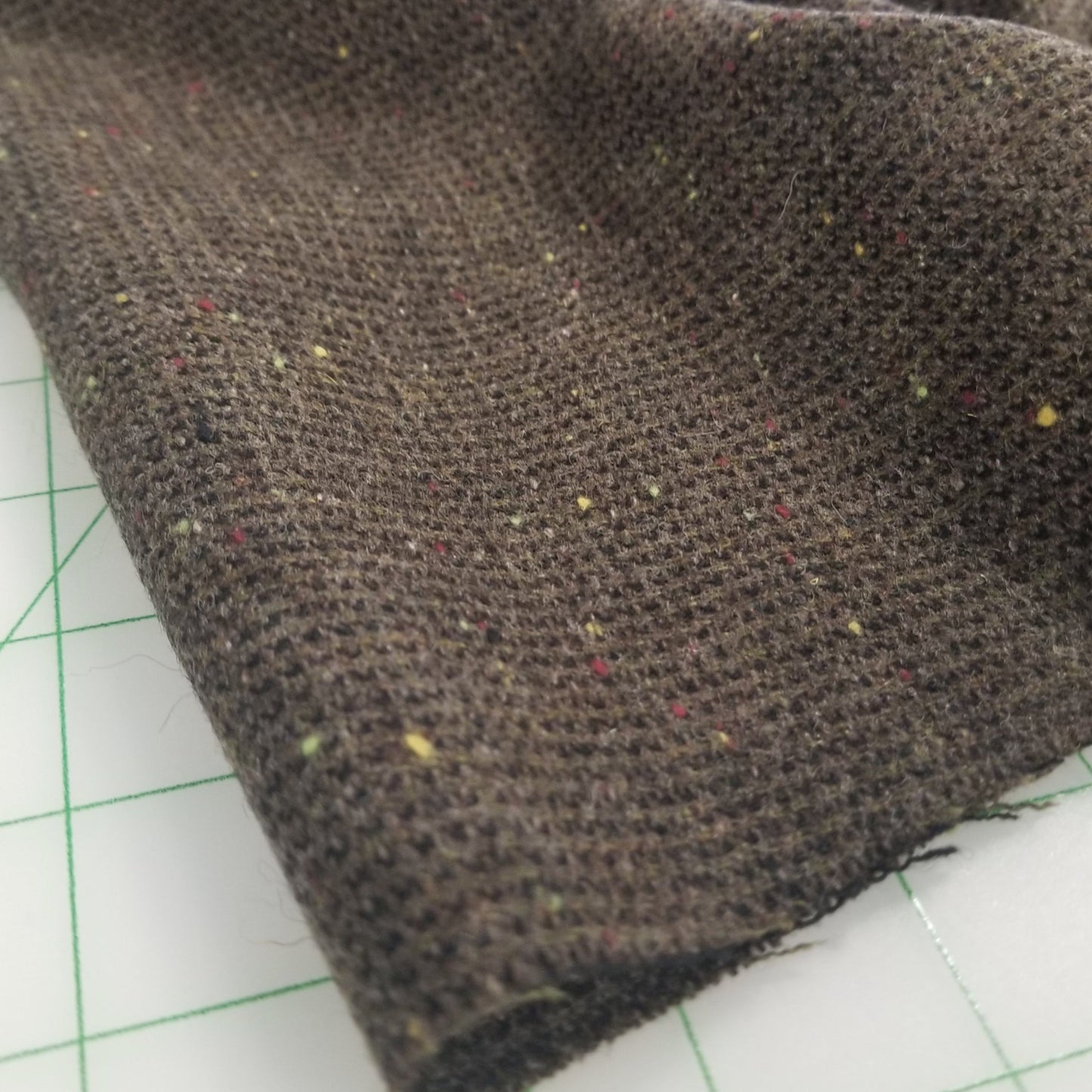 Japan Wool Blend Speckled Confetti 8oz Lightweight Coating Woven-by the yard