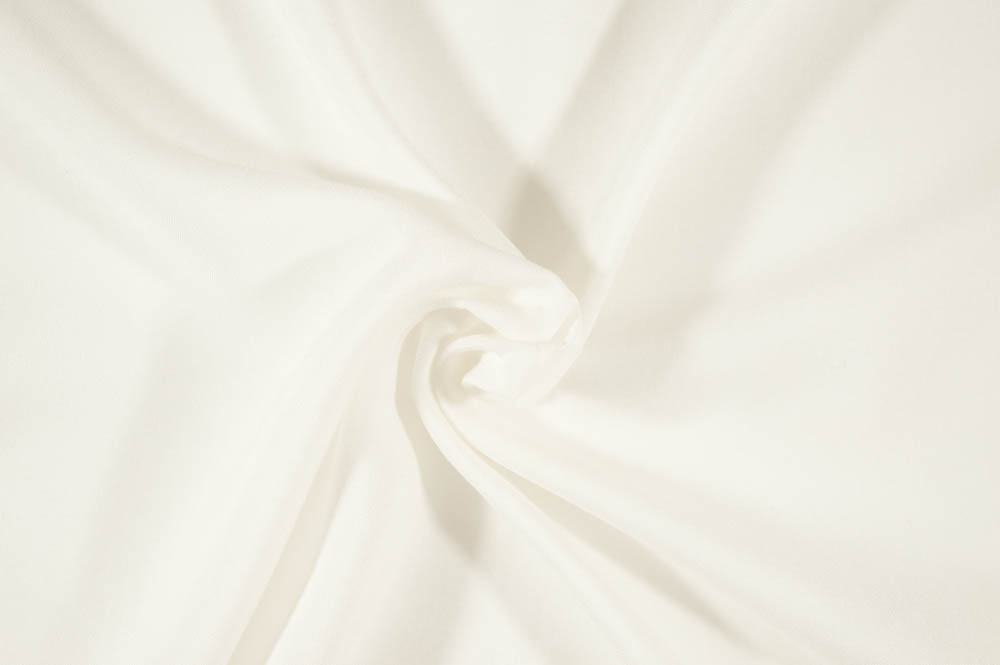 White Cotton Poplin Woven Fabric by the Yard 