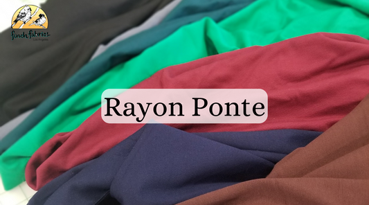 Fabric Spotlight: Premium Rayon Ponte