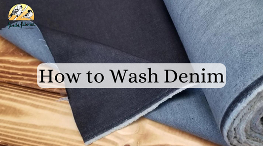 How to Wash Denim Fabric