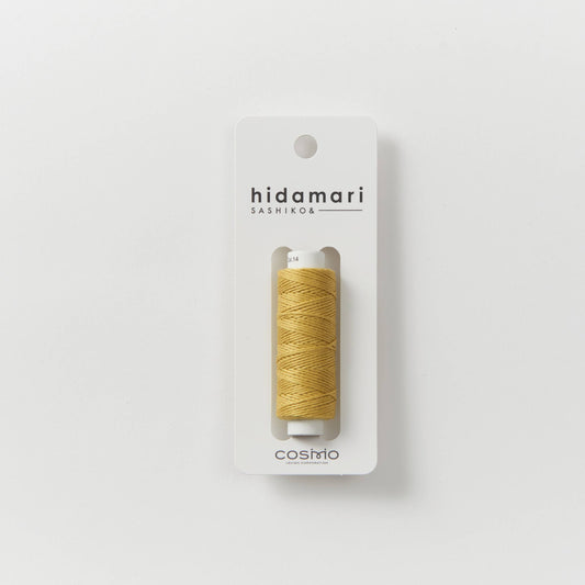 Sashiko and Visible Mending: COSMO Hidamari Sashiko Cotton Thread  Yellow (14)