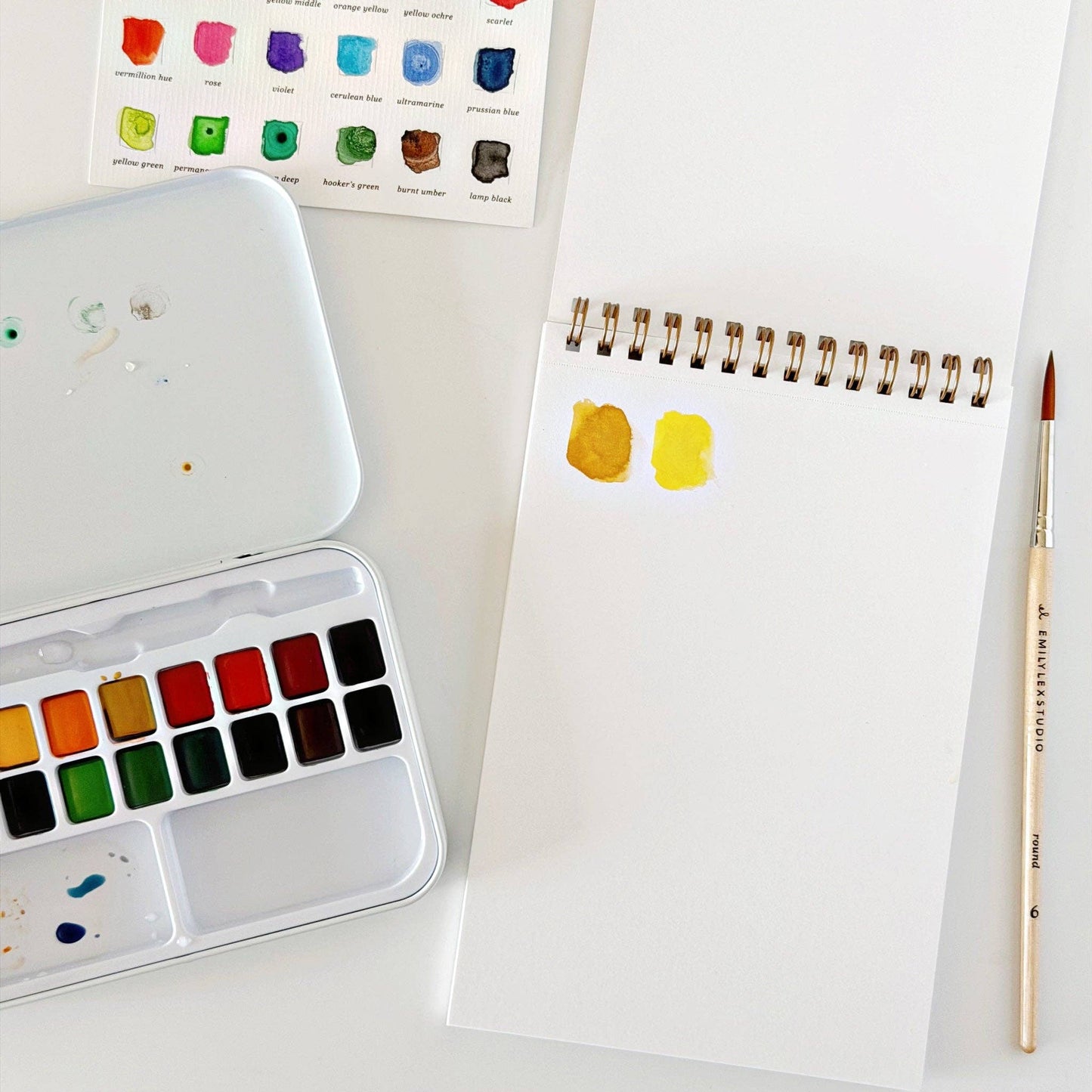 Emily Lex Studio: Spiral watercolor paper pad (12 Sheets) 5x7