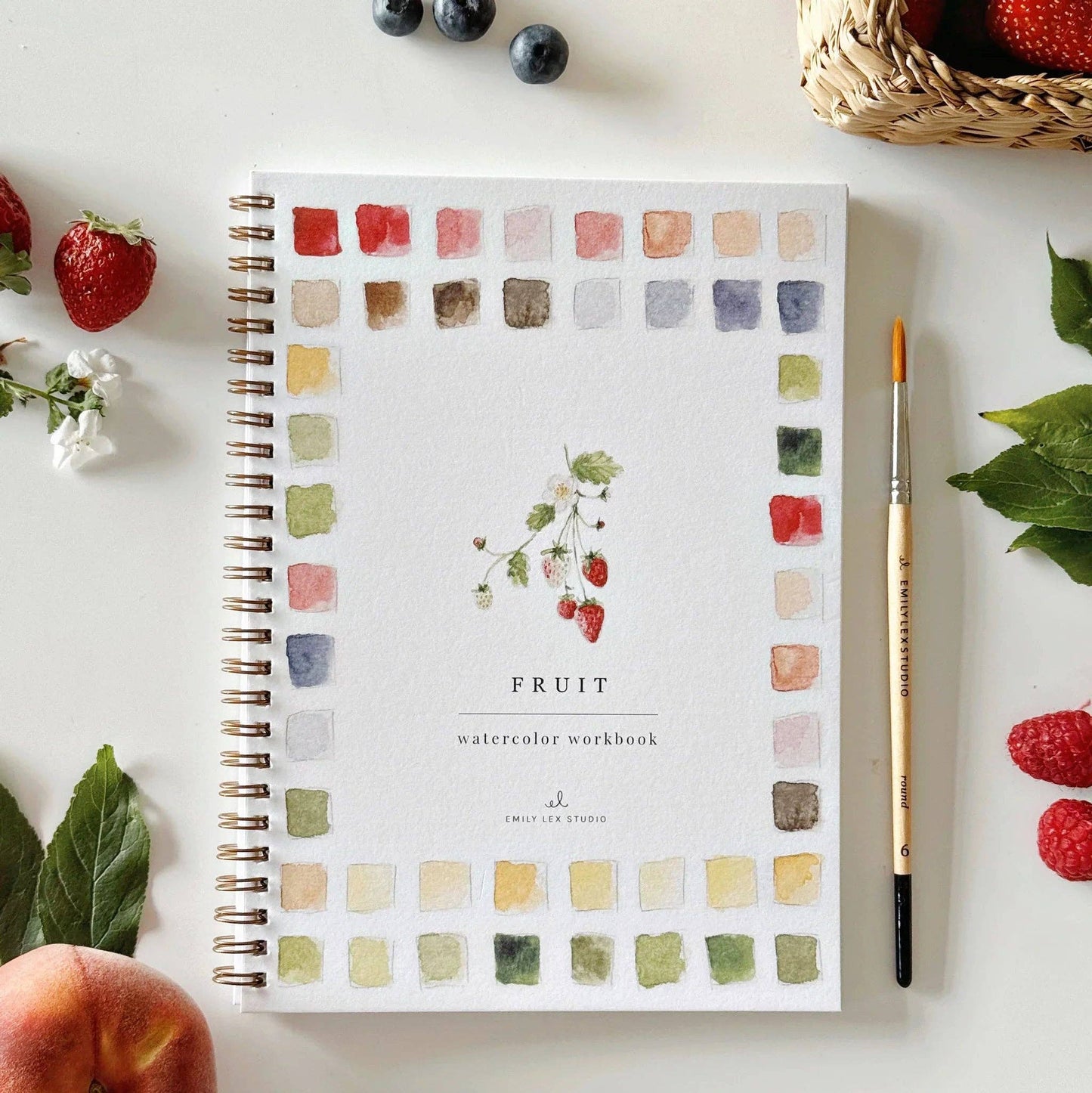 Emily Lex Studio: Fruit watercolor workbook