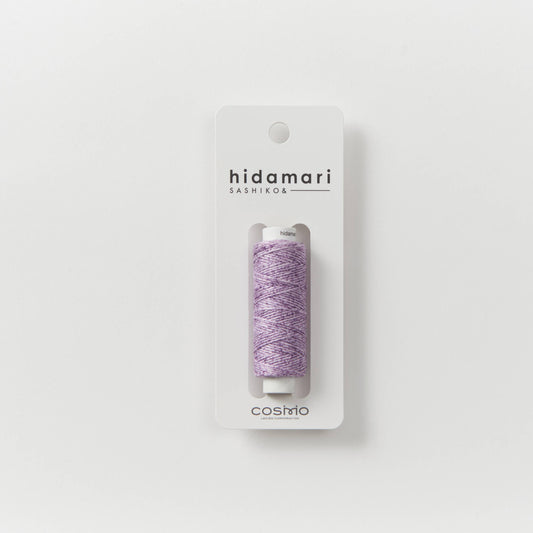 Sashiko and Visible Mending COSMO Hidamari Sashiko Variegated Cotton Thread: Purple (204)