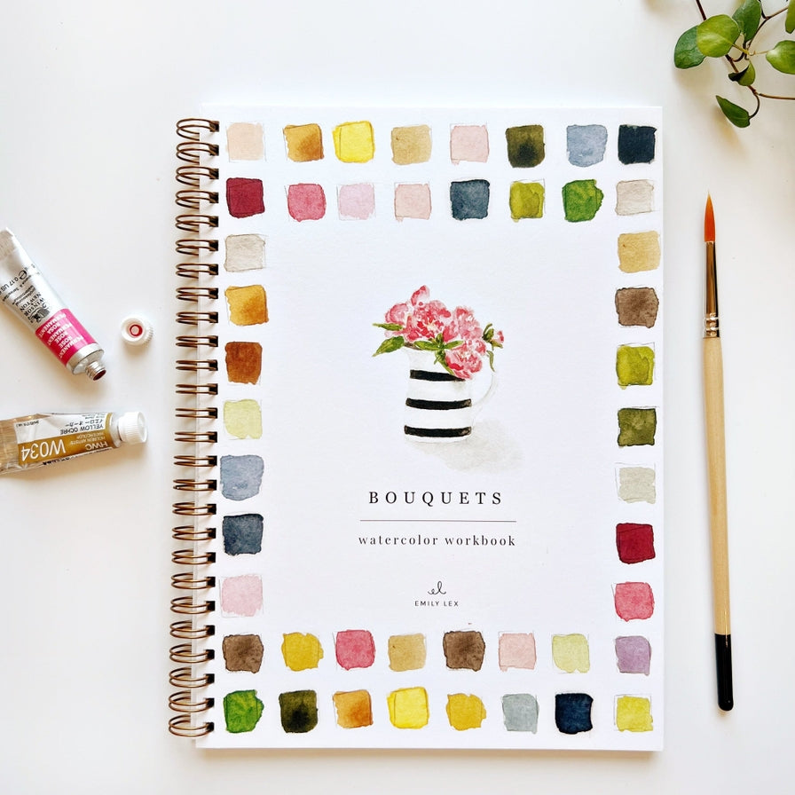Emily Lex Studio: Bouquets Watercolor Book