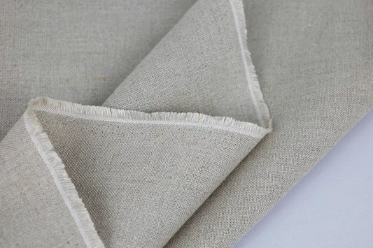 Irish Linen Pure Natural Spence Bryson Woven 260 GSM- by the yard