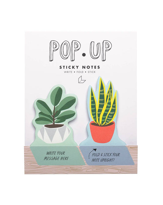 Stationary: House Plant Pop Up Sticky Note -1 pack