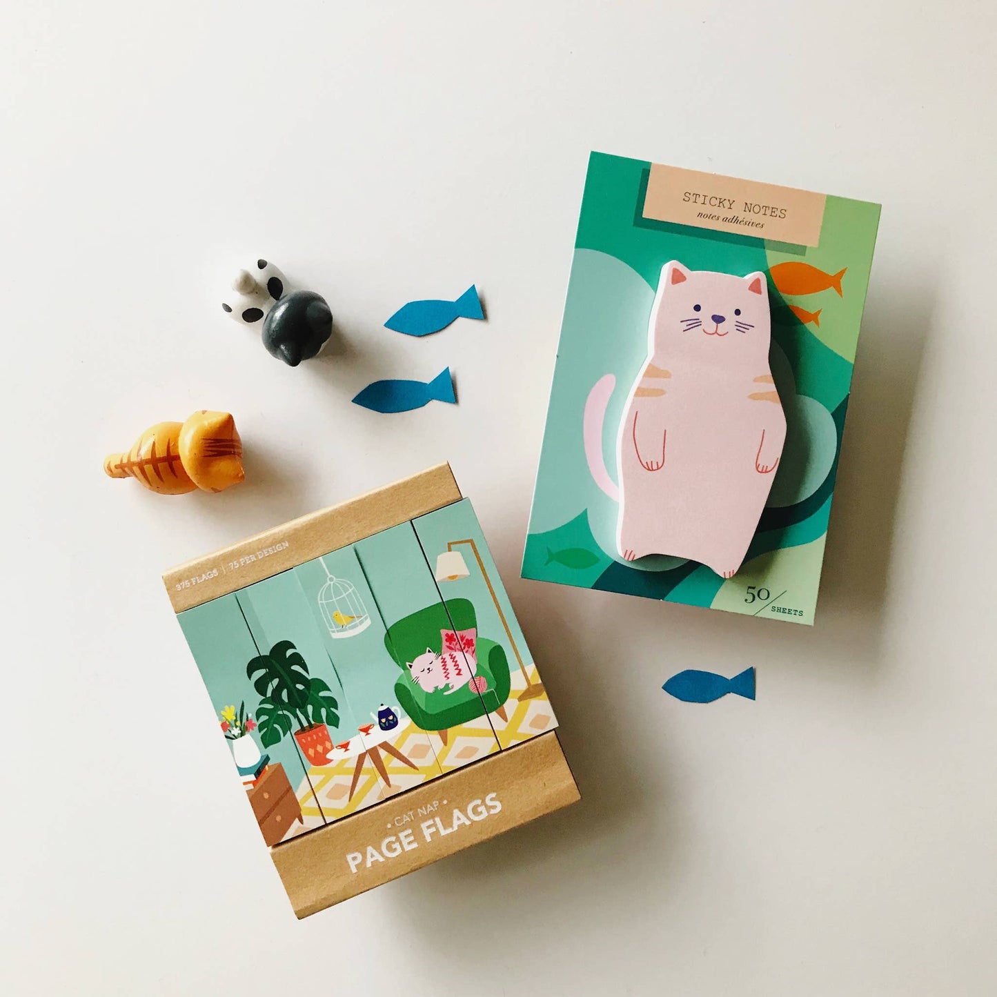 Stationary: Cat Nap Page Flags-1 Pack